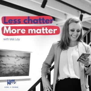 Less Chatter, More Matter
