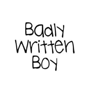 Badly Written Boy